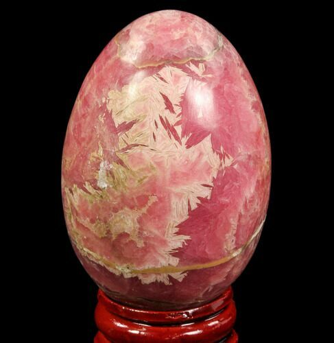 Polished Rhodochrosite Egg - Argentina #79246